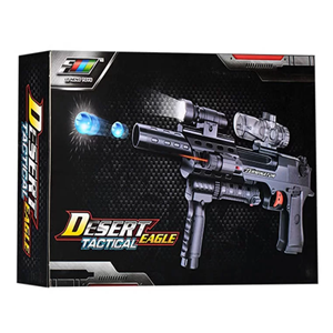 تفنگ اسباب بازی تیر ژله ای شارژی Desert Eagle Tactical مدل d8a -اسباب بازی